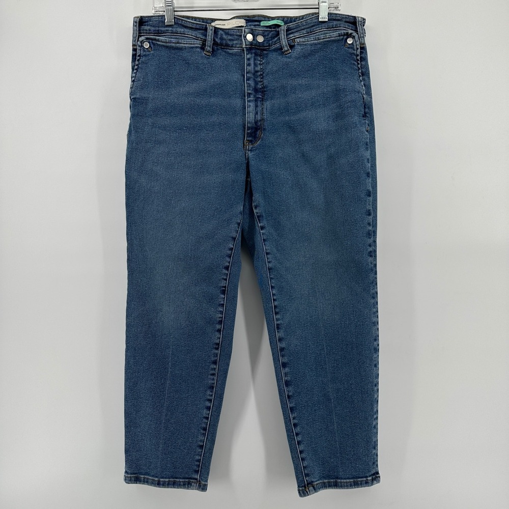 Anthropologie Pilcro High-Rise Cigarette Jeans Blue Medium Wash 16W Plus